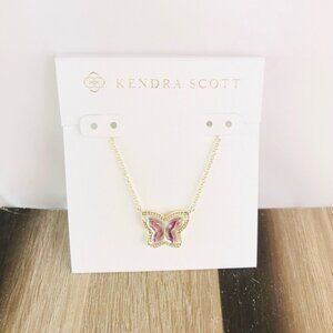 Kendra Scott Lillia dichroic gold necklace